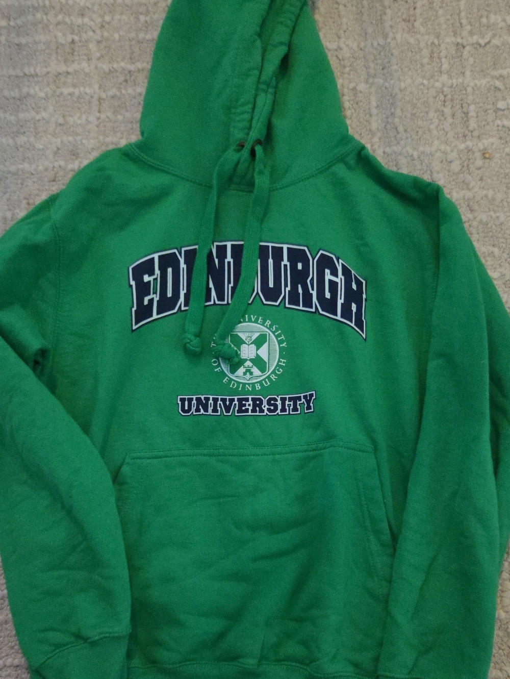 Edinburgh University Green Hooded Sweatshirt